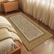 [in stock] 2.2Minimalist Style Long Bedside Rug for Bedroom, Bedside Carpet for Master Bedroom, Rect