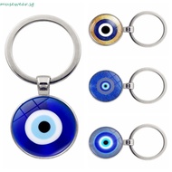 MUSEWEAR Blue Evil Eye Pendant, Turkish Blue Evil Eye Evil Eye Keyring, Bag Charm Lucky Trendy Fashi