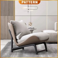 PATTERN Nordic Leather Chair Simple Design Single Leisure Sofa 1 Seater Lazy Sofa