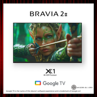 SONY K-50S20M2 ทีวี 50 นิ้ว | BRAVIA 2 (50 นิ้ว) class 4K HDR LED Google TV (2025)