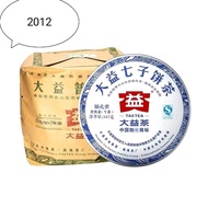 2012年银孔雀[ 大益普洱生茶]357g