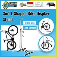 【SG local send】3In1 Vertical Bicycle/Bike/Mountain Bike L Shaped Parking Display Rack Stand ADDG