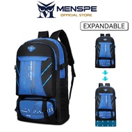 MENSPE Outdoor Climbing Backpack Large Capacity 65L Hiking Bag Expandable Backpack Waterproof Travel