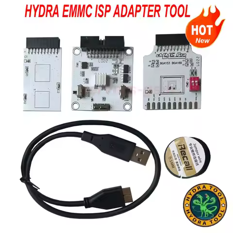 Hydra ISP eMMC ISP Adapters Tool with eMMC and ISP pinouts USB 3.0 Support for Hydra dongle