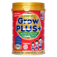 2 Hộp Sữa Bột Nutifood Grow Plus+ Đỏ (900g)