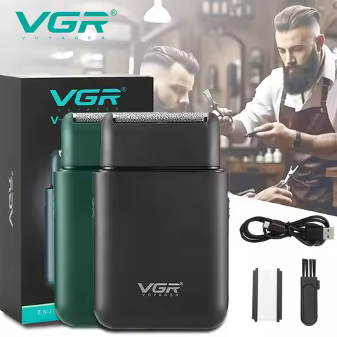 VGR Beard Trimmer Rechargeable Beard Trimmer Professional Beard Shaver Electric Shaver Mini Razor Sh