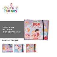 Little Friends Soft Book Islamic Children's Book 1 Year Old | Educational Cloth Busy Book | Islamic 