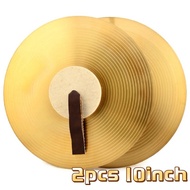 Cymbal 10" pair (2 pieces) for/ drumbands Cymbal Marching Band 10" cymbal set