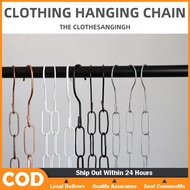 Clothing display hanging iron chains, clothing store display racks, hanging rings, iron chains