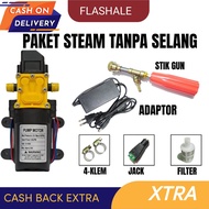 Alat Cuci Motor Tekanan Tinggi / Pompa DC Paket TANPA SELANG Dinamo Pompa DC 12v 100Psi