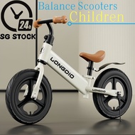 Kids White Balance Bike - 2-6 Year Old Children's Bicycle for Stability Training