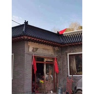 Pp Antique Roof Tile Integrated Plastic Tile Glass Tile Resin Wall Tile Door Head Canopy Constructio