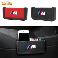 GTIOATO BMW M Car Mobile Phone Storage Box Auto Phone Holder Key Card Pocket Organizer Multifunction