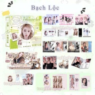(ROUND EDGE) BACH LOC gift box - BAI LU many Piece poster postcard bookmark idol photo badge