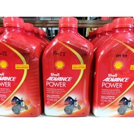Shell Advance 4T Power 15W-50 Fully Synthetic Motorcycle Engine Oil (1 L) Ready Stock