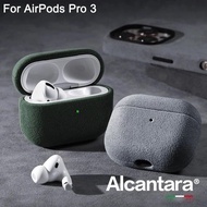 100% Alcantara Case For AirPods Pro 3 Pro3 Alcantara Luxury Leather Cases for Apple AirPods 4 Pro 3 