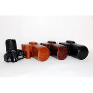 Suitable for Nikon Series Camera Leather Case Nikon D3100 D3200 SLR Bag Photography Protective Cases