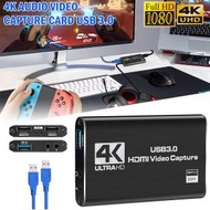 屯團百貨 - USB3.0擷取卡 HDMI視訊擷取卡 遊戲直播攝影錄製擷取卡 [平行進口]