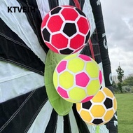 KTVEIH Sticky Soccer Ball, Size 4  Surface Magic Tape Ball, Durable Inflatable Colorful Soft Touch F