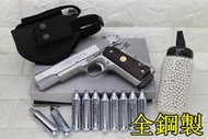 武SHOW 鋼製 INOKATSU COLT M1911 手槍 CO2槍 銀 優惠組D 井勝 1911 柯特 MEU 