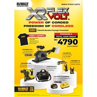 Combo Package - Dewalt DCG200NT-XU + DCH253M2-KR + DCL050-XJ + DW055PL-XJ + DWST83489-1 + DCB546-XJ 