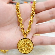 COP 916 PERSIS EMAS KOREA RANTAI LEHER 916 Gold Necklace Gold Chain Necklace