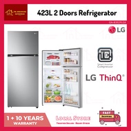 [READY STOCK] LG 423L 2 Doors Refrigerator | GN-B392PLGK | Peti Sejuk Inverter