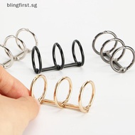 [Blingfirst] 2pcs Metal 3 Rings Binder Notebook Hinged Rings Album Spiral Binder Rings Loose Leaf Ci