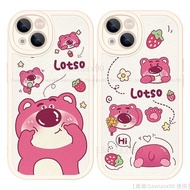 Bear Hug Apple iPhone Phone Case Couple pro 14 7 12 Cartoon xr 8 plus 13 Shock-Resistant 11 max