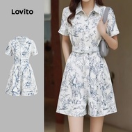 Lovito Casual Jumpsuit Spring/summer Jumpsuit for Women L149ED1089