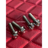 Screw CNC M10×35 Stainless Steel Thailand Universal / Skru CNC M10×35 Stainless Steel Thailand Desig