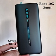 For OPPO Reno 10X Battery Back Cover Zoom 10Xzoom Rear Housing Door Battery Cover Panel Mobile Phone Case Shell Replacement