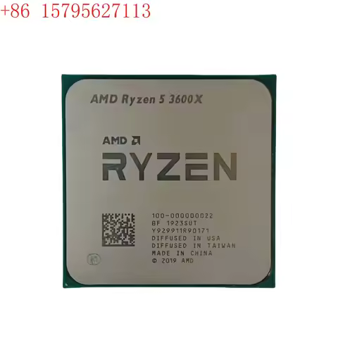 CPU Ryzen AMD R5 3600X 6 cores 12 threads, processor