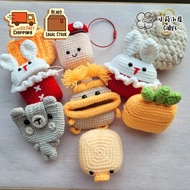 Airpods Cover Handmade Crochet for Apple Airpods Samsung Huawei Sony JBL oppo vivo realme buds 手工钩织苹