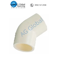 45 degrees pvc elbow 3/4 inch size