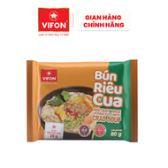 [VOUCHER 15%] Set 5 gói Bánh Đa cua/ Bánh Đa tôm/ Bún riêu cua VIFON