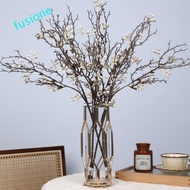FUSIONEDGE Artificial Plant Dead Branch, Real Touch Plastic Eucalyptus Fruit Branch, Faux Plant Life