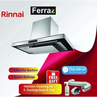 Rinnai Chimney Hood RH-C91A-SSVR / Cooking Hood / Cooker Hood / Rubine Hood / Elba Hood / Teka Hood