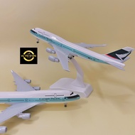 Mô hình máy bay Cathay Pacific B747 20CM Tỉ Lệ 1/400 Hợp Kim Cao Cấp