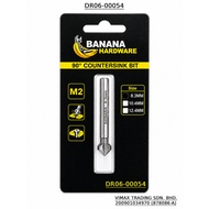 BANANA - 1 PCS M2-COUNTERSINK DIN335 TYPE C 90° - 8.3MM / 10.4MM / 12.4MM