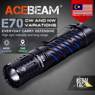 ACEBEAM E70 - CREE XHP70.2 LED 4600 Lumens EDC Flashlight - ORIGINAL - Ready Stock in MALAYSIA