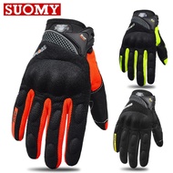SUOMY Summer Touch Screen Motorcycle Riding Glove Full Finger Mesh Breathable Motocross Glove Luvas