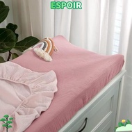 IESPOIRHA 2PCS Diaper Changing Pad Cover, Breathable Cotton Ultra Soft Changing Mat Cover, Cover  Re