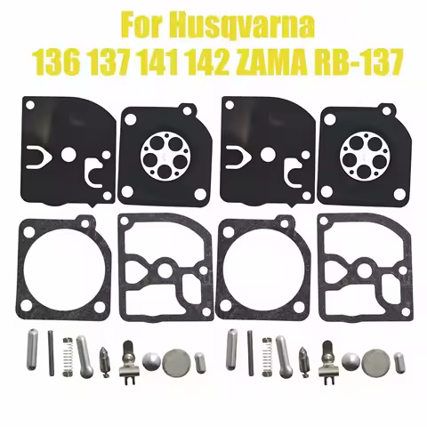 2pcs/lot Carburetor Diaphragm Repair Kit For Husqvarna 136 137 141 142 41 36 Chainsaw Replace ZAMA R