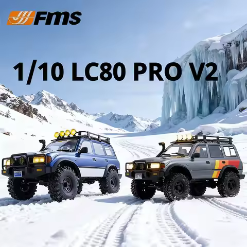 FMS 1/10 FCX 10P Land Cruiser LC80 PRO V2 RC Brushless Remote Control Electric Off-Road Climbing Mod
