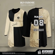 EvoNova Baju Muslimah Labuh Couple Set BLVCKROSE APPAREL Baju Jersey Muslimah Murah Custom Name Pere