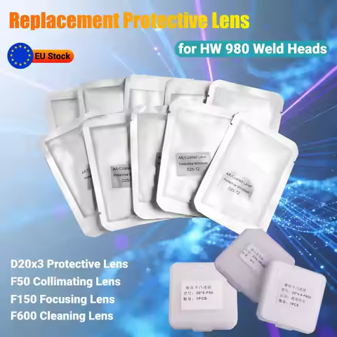 Fiber Laser Welder Protective Lens Focus/Collimator/Cleaning Lens D20x3 F50 F150 F600 for HW 980 Wel