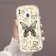 Case Untuk Hp Samsung M20 M14 M30 M53 M62 F62 M33 5G Kesing Softcase Silikon Kartun Anime kupu Motif