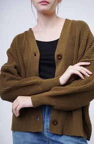 Logo Jeans Deena Brown Cardigan 64031L3BW