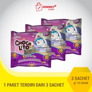 Chocolito Cornflakes 19gr - 3 Sachet - Biskuit dengan sereal jagung